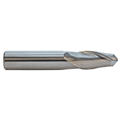 Picture of M.A. FORD 15003540 DIA 0.90MM SH 0.1181 LOC 0.1063 OAL1.496 End Mill Standard Flute Standard Helix Carbide Uncoated Single End Ball NoseBall TuffCut® GP