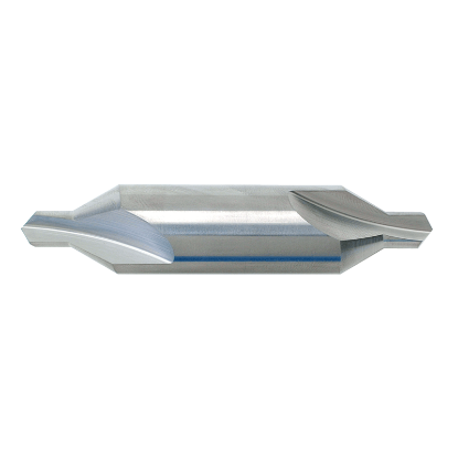 Picture of M.A. FORD 40203100A CenterDrill Solid Carbide 60° 0.031 Dia 0.125 Shank 1.500 OAL 2 Flute Flute Length Carbide AlTiN