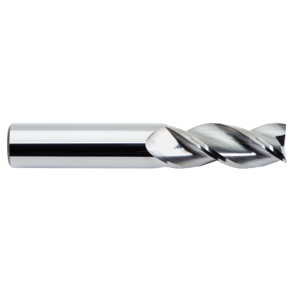Picture of M.A. FORD 13812500R.030 DIA 1/8 SH 0.1250 LOC 0.1875 OAL1.50 End Mill Standard Flute Standard Helix Carbide Uncoated Single End Corner Radius0.0300 0.76MM TuffCut® X-AL