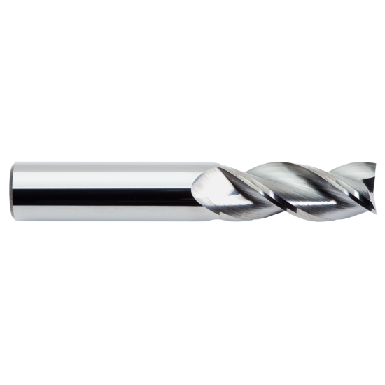 Picture of M.A. FORD 13812500R.030 DIA 1/8 SH 0.1250 LOC 0.1875 OAL1.50 End Mill Standard Flute Standard Helix Carbide Uncoated Single End Corner Radius0.0300 0.76MM TuffCut® X-AL
