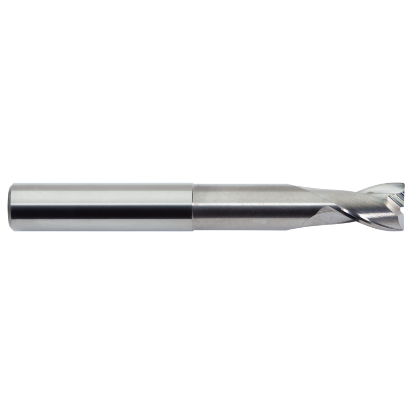 Picture of M.A. FORD 13518750N DIA 3/16 SH 0.1875 LOC 0.2500 OAL2.00 End Mill Standard Flute Standard Helix Carbide Uncoated Single End Corner Radius0.0080 0.20MM TuffCut® AL