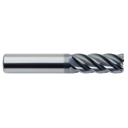 Picture of M.A. FORD 278X10002BW DIA 1 SH 1.00 LOC 3.00 OAL6.00 End Mill Standard Flute Standard Helix Carbide AlTiN Single End Corner Radius0.0150 0.38MM TuffCut® XT