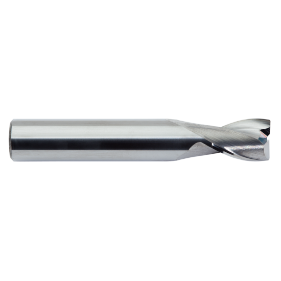 Picture of M.A. FORD 13518750 DIA 3/16 SH 0.1875 LOC 0.1562 OAL2.00 End Mill Standard Flute Standard Helix Carbide Uncoated Single End Corner Radius0.0080 0.20MM TuffCut® AL