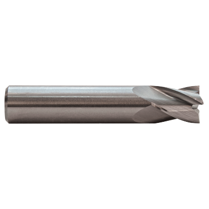Picture of M.A. FORD 16325000R.050 DIA 1/4 SH 0.2500 LOC 0.50 OAL2.00 End Mill Standard Flute Standard Helix Carbide Uncoated Single End Corner Radius0.0500 1.27MM TuffCut® GP