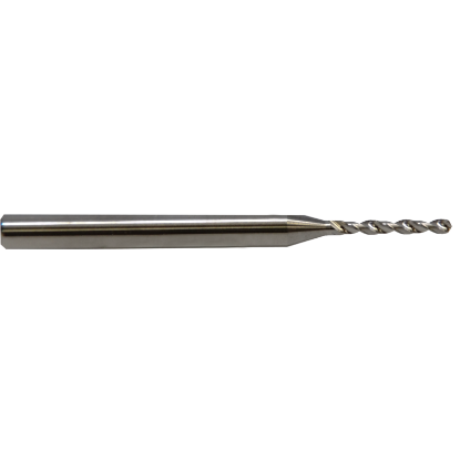 Picture of M.A. FORD 30200630 Circuit Board Solid Carbide 130° 0.006 Dia 0.125 Shank 1.500 OAL 2 Flute 0.100 Flute Length Carbide 