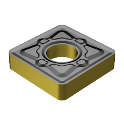 Picture of SANDVIK SNMG 434-KM 3210 Turning Insert Square TiCN + Al2O3 + TiN Carbide 0.062 Corner Radius