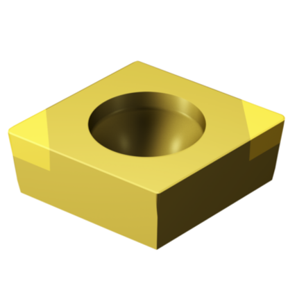 Picture of SANDVIK CCGW3(2.5)2T0320FWH 7015 Turning Insert 80.0° TiN CBN 0.031 Corner Radius