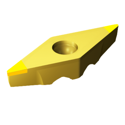 Picture of SANDVIK TR-VB1304S01020F 7015 Turning Insert 35.0° TiN CBN 0.016 Corner Radius