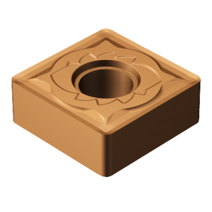 Picture of SANDVIK SNMG433-SMR 1125 Turning Insert Square TiAlN Carbide 0.047 Corner Radius