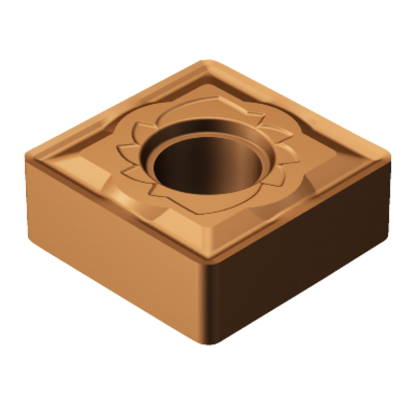 Picture of SANDVIK SNMG433-SM 1125 Turning Insert Square TiAlN Carbide 0.047 Corner Radius