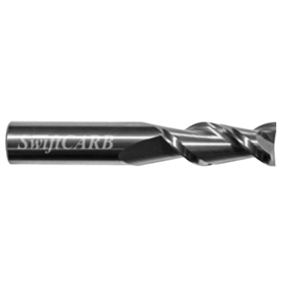 Picture of SWIFTCARB AC12502NU00RRQ00 DIA 1-1/4 SH 1.2500 LOC 5.50 OAL9.00 End Mill Standard Flute Variable Helix Carbide Uncoated Single End Corner Radius0.1870 4.75MM