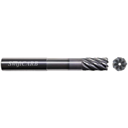 Picture of SWIFTCARB XT10007E6IUITCCM DIA 1 SH 1.00 LOC 1.50 OAL6.00 End Mill Standard Flute Variable Helix Carbide AlTiN Single End Corner Radius0.0600 1.52MM