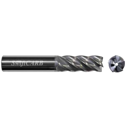 Picture of SWIFTCARB XM12505KA00LS00M DIA 1-1/4 SH 1.2500 LOC 4.00 OAL7.50 End Mill Standard Flute Variable Helix Carbide AlTiN Single End Square Sharp