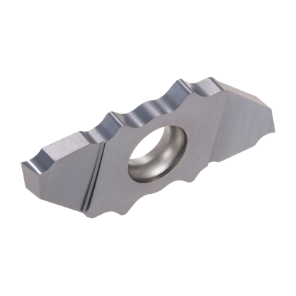 Picture of TUNGALOY JXPG06L15F SH725 On Edge Grooving, Cut Off Insert TiAlN 0.002 Corner Radius 0.059 Wide 