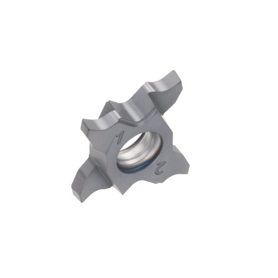 Picture of TUNGALOY TCG18R225-020 AH7025 On Edge Cut Off,Grooving,Groove Turning Insert AlTiN 0.008 Corner Radius 0.089 Wide 