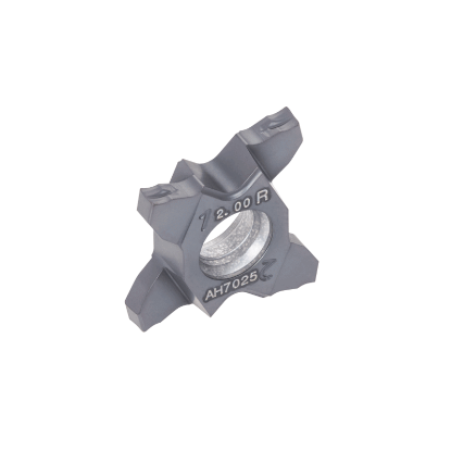 Picture of TUNGALOY TCS18R200-020 AH7025 On Edge Cut Off,Grooving,Groove Turning Insert AlTiN 0.008 Corner Radius 0.079 Wide 