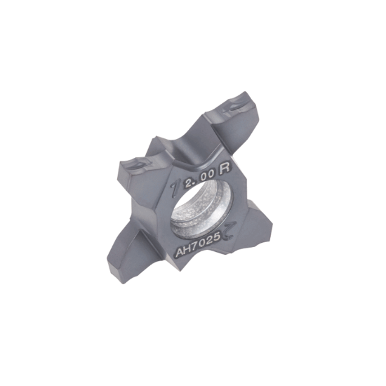 Picture of TUNGALOY TCS18R200-020 AH7025 On Edge Cut Off,Grooving,Groove Turning Insert AlTiN 0.008 Corner Radius 0.079 Wide 