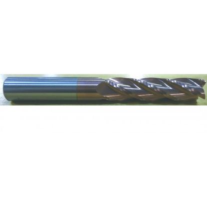 Picture of HTC 174-4625 DIA 5/8 SH 0.6250 LOC 3.00 OAL6.00 End Mill Standard Flute Standard Helix Carbide TiCN Single End Square Sharp