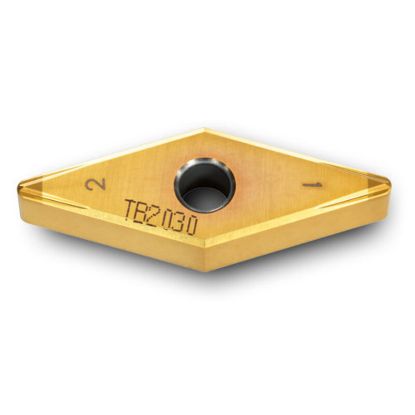 Picture of INGERSOLL VNGM332CF LS2 TB2030 Turning Insert 35.0° TiN 0.031 Corner Radius 