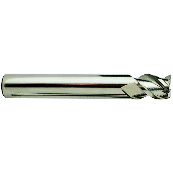 Picture of YG-1 25565 DIA 3/16 SH 0.1875 LOC 0.3125 OAL2.00 End Mill Standard Flute High Helix Carbide Uncoated Single End Square Sharp Alu-Power End Mill