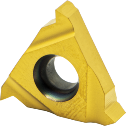 Picture of CARMEX 16ELA60P25C Threading Insert 16.00TPI - 48.00TPI 1.59MM - 0.53MM 60.0° External Left TiN ISO 16