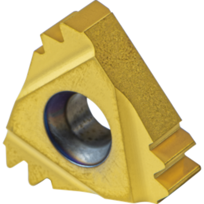 Picture of CARMEX 27IR30ISO2MMXC Threading Insert 3.00MM Metric Internal Right TiCN + TiN ISO 27