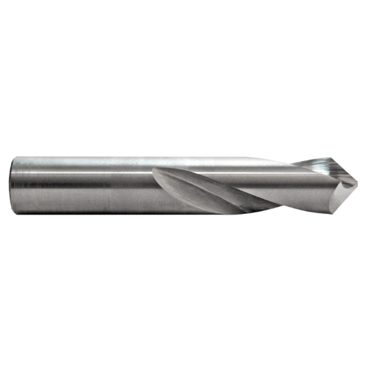 Picture of M.A. FORD 40418750A Spot Drill Solid Carbide 90° 0.187 Dia 0.187 Shank 2.000 OAL 2 Flute 1.000 Flute Length Carbide AlTiN