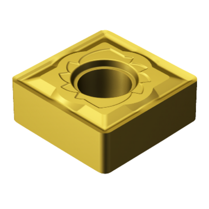 Picture of SANDVIK SNMG433-SM S05F Turning Insert Square TiCN + AI2O3 + TiN Carbide 0.047 Corner Radius